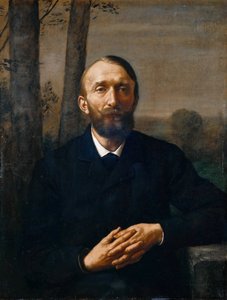 Portret Konrada Fiedlera 1841-1895, 1884. autorstwa Hans Thoma