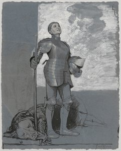 Święty Jerzy autorstwa Hans Thoma