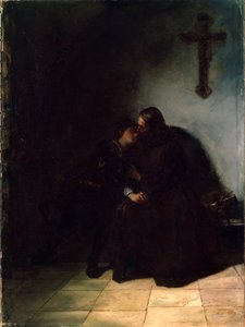 Pożegnanie skazańców, ok. 1860-1900. Malarstwo niemieckie autorstwa Hans Thoma