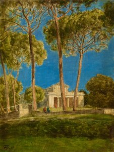 Villa Borghese autorstwa Hans Thoma