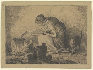 Kuchnia czarownic autorstwa Hans Thoma