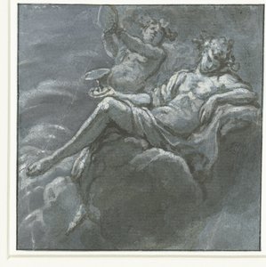 Bachus z miską do picia i Sileen autorstwa Hans Ulrich Franck
