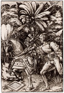Rycerz i Halberdier autorstwa Hans Wechtlin