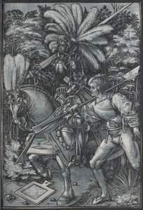 Rycerz i Lansquenet, ok. 1930 r. 1512. autorstwa Hans Wechtlin