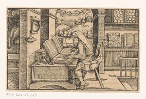 Cyceron w swoim gabinecie autorstwa Hans Weiditz (II) (attributed to)