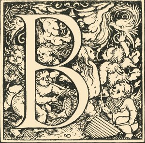 B - Alfabet Hansa Weiditza, c1520-1521, 1908. autorstwa Hans Weiditz