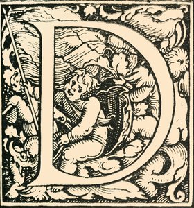 D - Alfabet Hansa Weiditza, c1520-1521, 1908. autorstwa Hans Weiditz