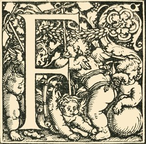 F - Alfabet Hansa Weiditza, c1520-1521, 1908. autorstwa Hans Weiditz