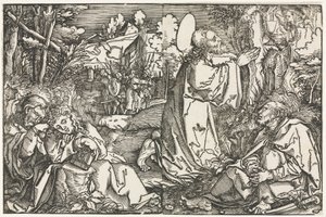 Agonia w ogrodzie autorstwa Hans Weiditz