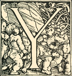 Y - Alfabet Hansa Weiditza, c1520-1521, 1908.