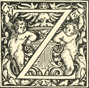 Z - Alfabet Hansa Weiditza, c1520-1521, 1908.