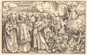 Alegoria - frywolność religijna autorstwa Hans Weiditz, II