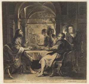 Posiłek w Emaus autorstwa Hans Witdoeck
