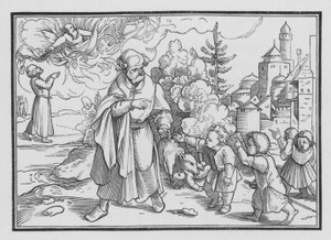Niedźwiedzie niszczą dzieci, które kpiły z Elizeusza, 2 Kings II, 23
