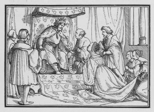 Estera jest koronowaną królową, Estera II, 17 autorstwa Hans after Holbein the Younger