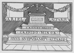 Boska chwała powraca do świątyni, Ezechiel XLIII, 4 autorstwa Hans after Holbein the Younger