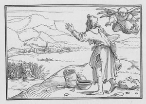 Habakuk Narzekanie na nieprawość ziemi, Habakuk I, 2 autorstwa Hans after Holbein the Younger