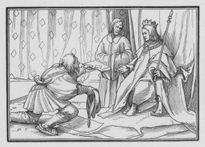 Hiram Sendeth pogratulował Salomonowi, 1 Królów V, 1 autorstwa Hans after Holbein the Younger