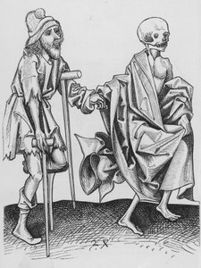 Taniec śmierci Holbeina autorstwa Hans after Holbein the Younger