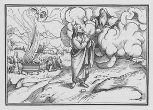 Całopalne ofiary, Księga Kapłańska 1, 2 autorstwa Hans after Holbein the Younger