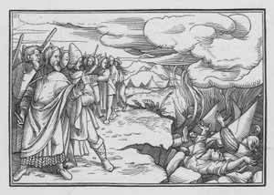 Bunt Korego, Datana i Abirama, Liczby XVI, 33