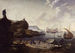 Port morski. autorstwa Hans de Jode