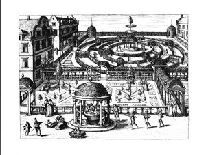 Ogród, z „Ogród zieleni i eleganckich i wielorakich form”, wydana ok. 1583 r.