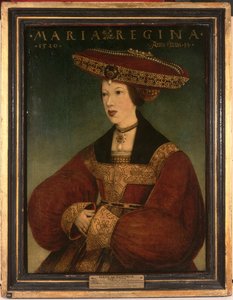 Maria Austriacka, c.1520 (olej na welinie na desce)