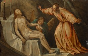 Opłakiwanie Chrystusa autorstwa Hans von Aachen