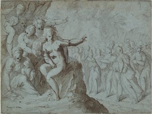 Scena mitologiczna autorstwa Hans von Aachen