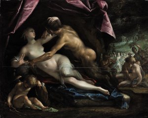 Pan i Selene autorstwa Hans von Aachen