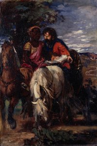 Filip i dworzanin autorstwa Hans von Marées