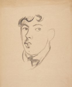 Autoportret z papierosem autorstwa Harald Giersing