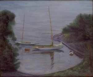 Żaglówki (olej na płótnie) autorstwa Harald Oscar Sohlberg