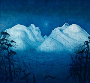 Zimowa noc w Rondane