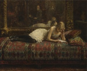 Artysta i jego model autorstwa Harlamov