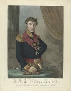 Portret księcia Fryderyka z Holandii (1797-1881) autorstwa Harmanus Langerveld