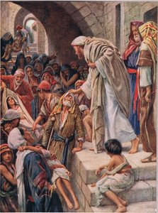 Uzdrawianie chorych autorstwa Harold Copping