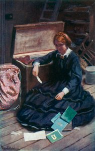 Ilustracja do dobrych żon autorstwa Louisy M Alcott autorstwa Harold Copping