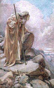 Mojżesz na pisgah autorstwa Harold Copping