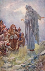 Nowy Testament: "Nauczajcie wszystkie narody" (kolorowa litografia) autorstwa Harold Copping