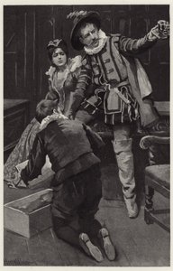 Petruchio zaczął od nowa szturmować, mówiąc, że czapka została uformowana w porringer autorstwa Harold Copping