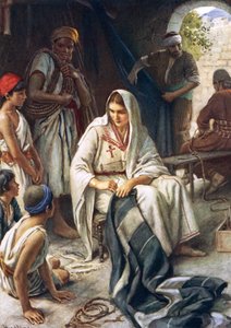 Priscilla (kolor lito) autorstwa Harold Copping
