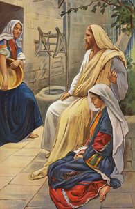 Dom Marty i Marii (kolorowa litografia) autorstwa Harold Copping