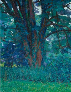 W Gloucestershire, c.1916 (olej na płótnie) autorstwa Harold Gilman