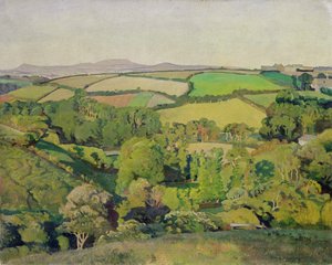 Drift Valley (olej na płótnie) autorstwa Harold Harvey