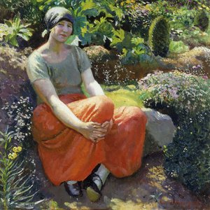 W ogrodzie autorstwa Harold Harvey