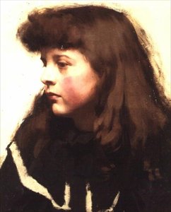 Portret dziewczyny autorstwa Harold Harvey