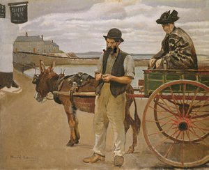 Zajazd na statku autorstwa Harold Harvey