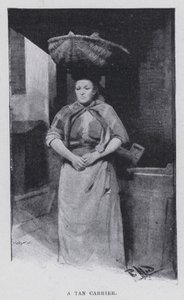 Brązowy przewoźnik (zdjęcie czarno-białe) autorstwa Harold Hume Piffard